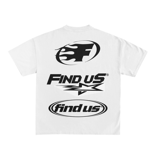 FIND US LOGOS TEE